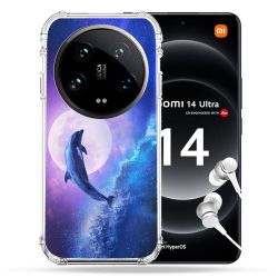 Coque Renforcée Pour Xiaomi 14 Ultra Animal Dauphin Vague