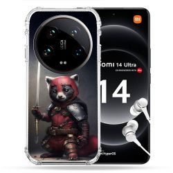 Coque Renforcée Pour Xiaomi 14 Ultra Animal Raton Samouraï