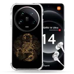 Coque Renforcée Pour Xiaomi 14 Ultra Animal Scorpion Fresque