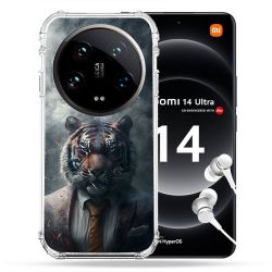 Coque Renforcée Pour Xiaomi 14 Ultra Animal Tigre Business