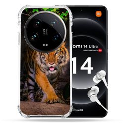 Coque Renforcée Pour Xiaomi 14 Ultra Animal Tigre Jungle