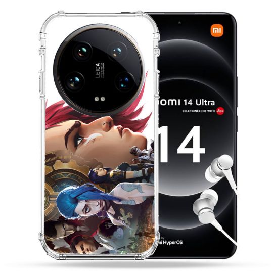 Coque Renforcée Pour Xiaomi 14 Ultra Arcane Jinx Sœur