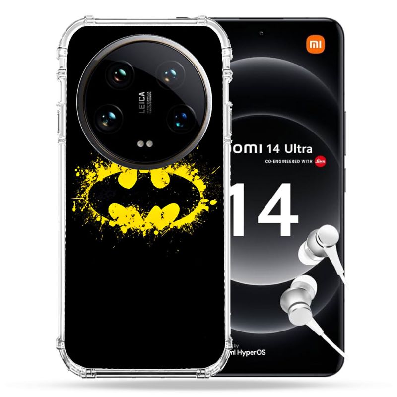 Coque Renforcée Pour Xiaomi 14 Ultra Batman Logo