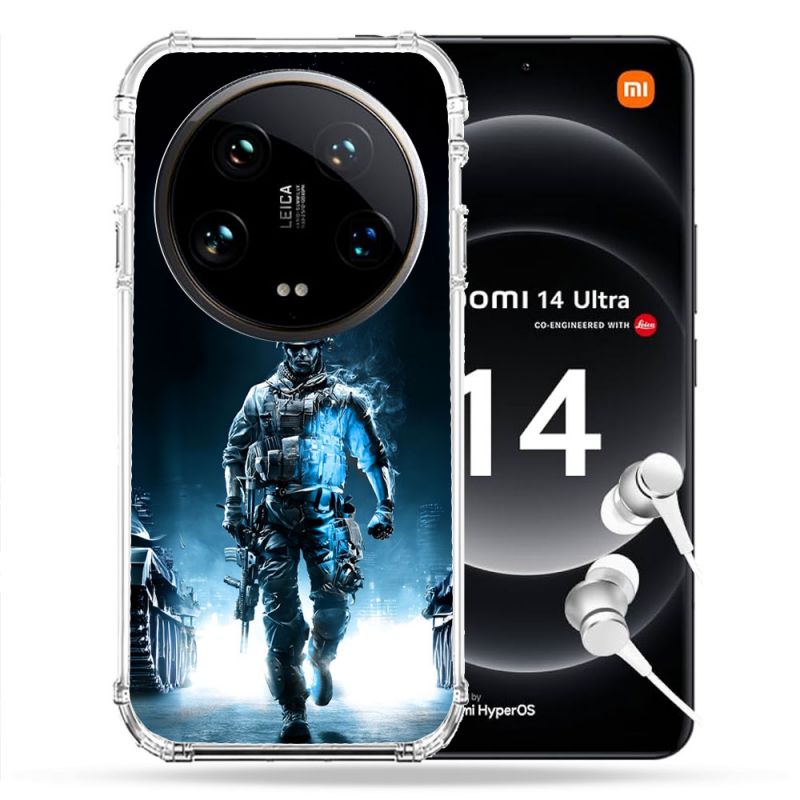 Coque Renforcée Pour Xiaomi 14 Ultra Call Of Duty Guerrier