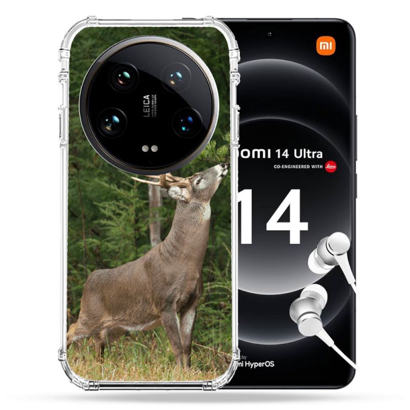 Coque Renforcée Pour Xiaomi 14 Ultra Chasse Cerf