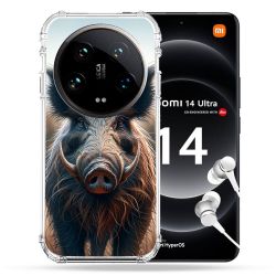 Coque Renforcée Pour Xiaomi 14 Ultra Chasse Sanglier Attaque