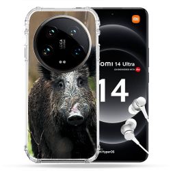 Coque Renforcée Pour Xiaomi 14 Ultra Chasse Sanglier bois