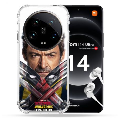 Coque Renforcée Pour Xiaomi 14 Ultra Deadpool Affiche