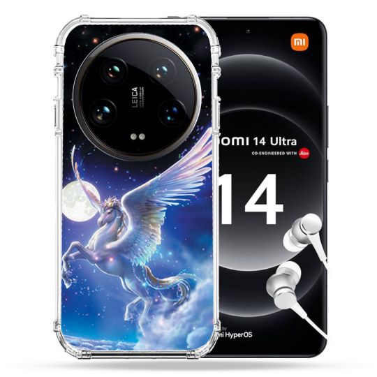 Coque Renforcée Pour Xiaomi 14 Ultra Fantastique Licorne Céleste