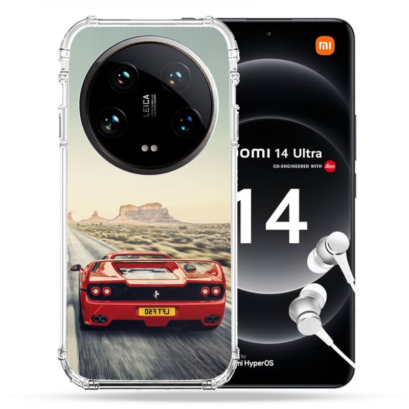 Coque Renforcée Pour Xiaomi 14 Ultra Ferrari F50