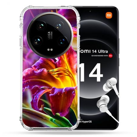 Coque Renforcée Pour Xiaomi 14 Ultra Fleur Lys Color