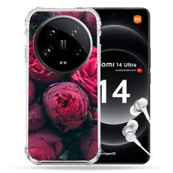 Coque Renforcée Pour Xiaomi 14 Ultra Fleur Pivoine