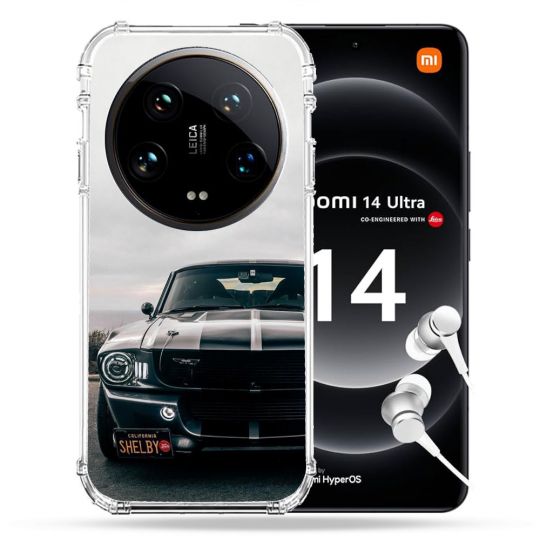Coque Renforcée Pour Xiaomi 14 Ultra Ford Mustang GT500 Vintage