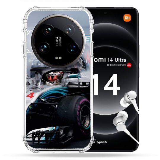 Coque Renforcée Pour Xiaomi 14 Ultra Formule 1 F1 Mercedes Petronas