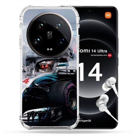 Coque Renforcée Pour Xiaomi 14 Ultra Formule 1 F1 Mercedes Petronas