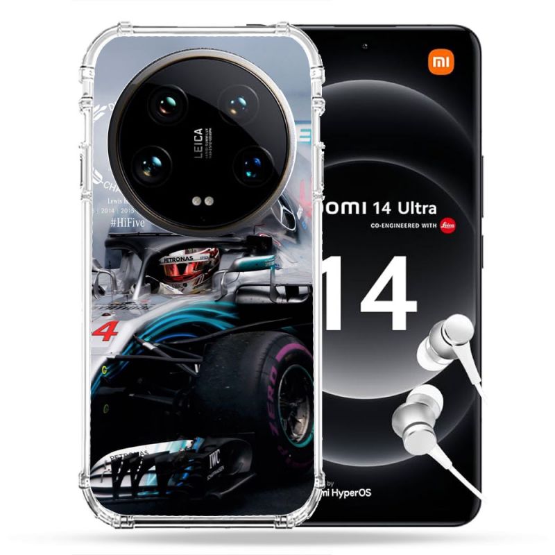 Coque Renforcée Pour Xiaomi 14 Ultra Formule 1 F1 Mercedes Petronas