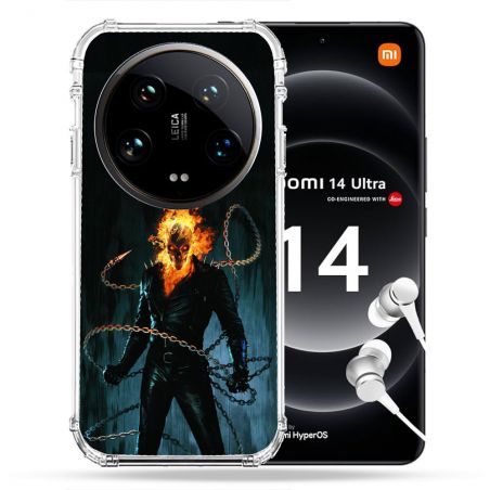 Coque Renforcée Pour Xiaomi 14 Ultra Ghost Rider