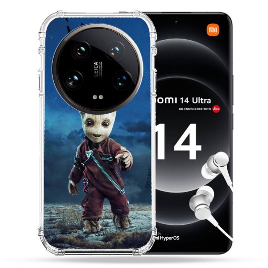 Coque Renforcée Pour Xiaomi 14 Ultra Groot Bleu