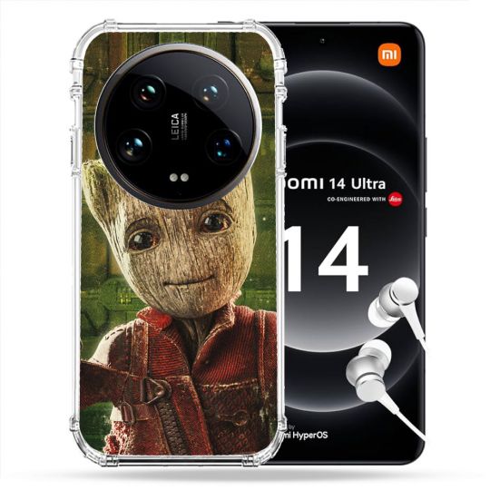 Coque Renforcée Pour Xiaomi 14 Ultra Groot Vert