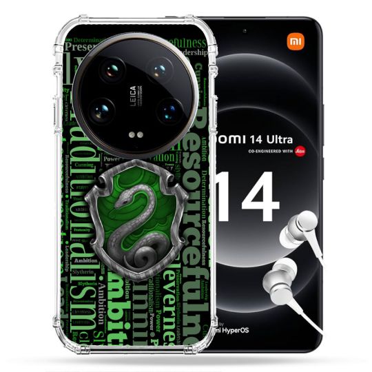 Coque Renforcée Pour Xiaomi 14 Ultra Harry Potter Serpentar