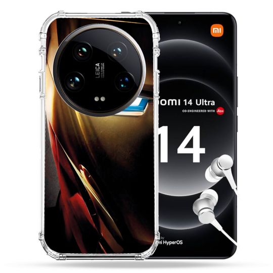 Coque Renforcée Pour Xiaomi 14 Ultra Iron Man Casque