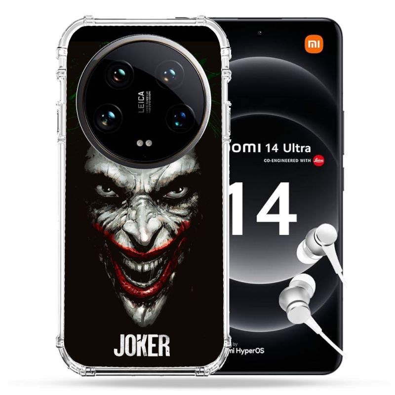 Coque Renforcée Pour Xiaomi 14 Ultra Joker Noir