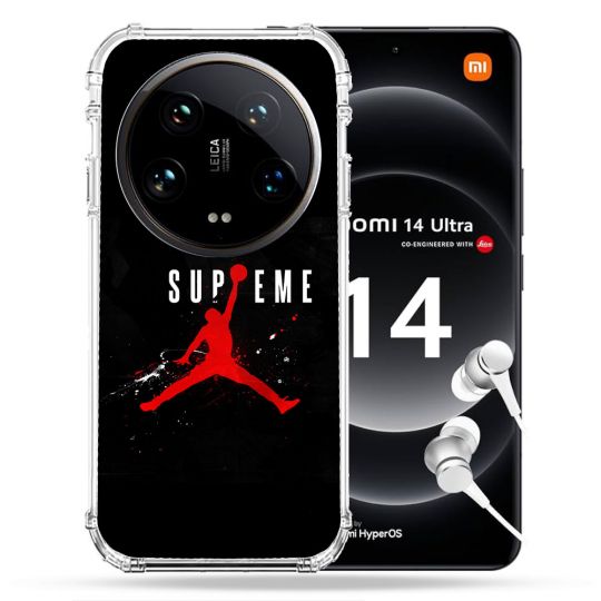 Coque Renforcée Pour Xiaomi 14 Ultra Jordan Supreme Noir
