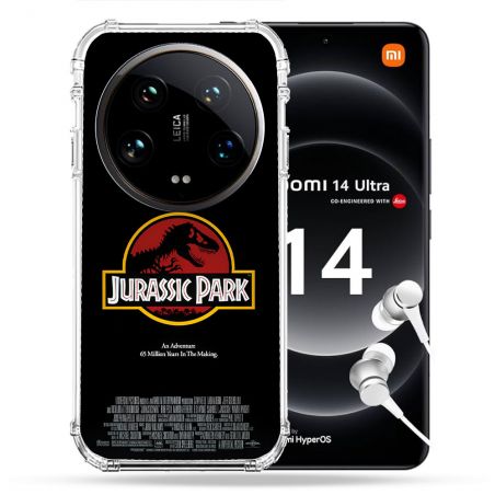Coque Renforcée Pour Xiaomi 14 Ultra Jurassic Park Affiche