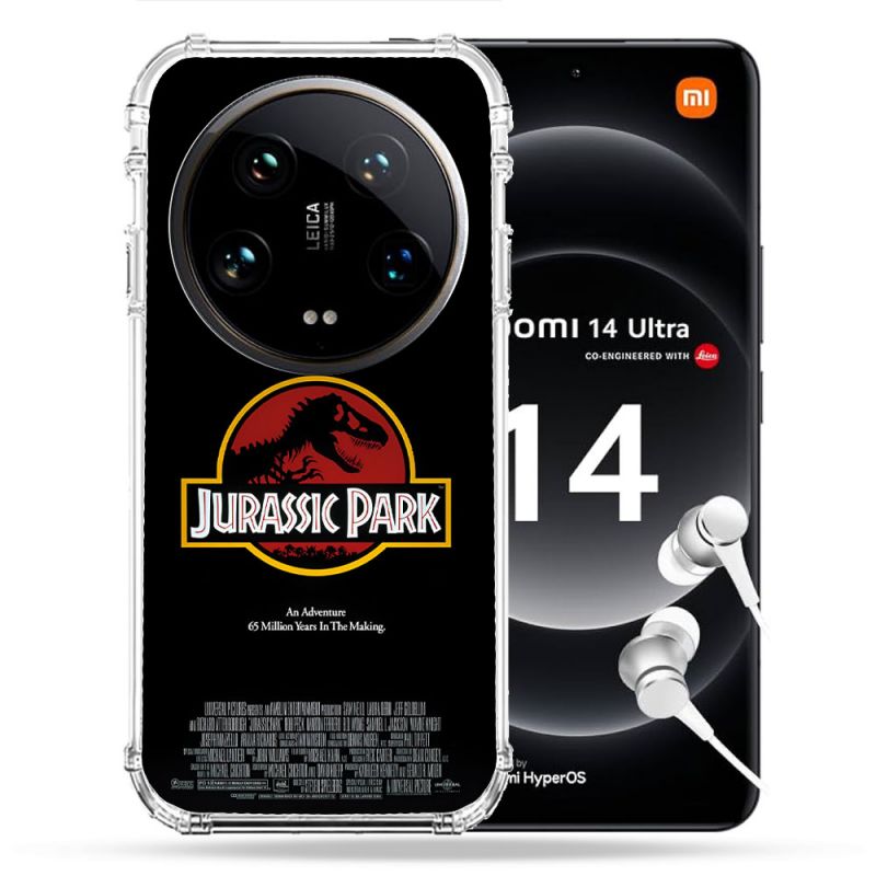 Coque Renforcée Pour Xiaomi 14 Ultra Jurassic Park Affiche