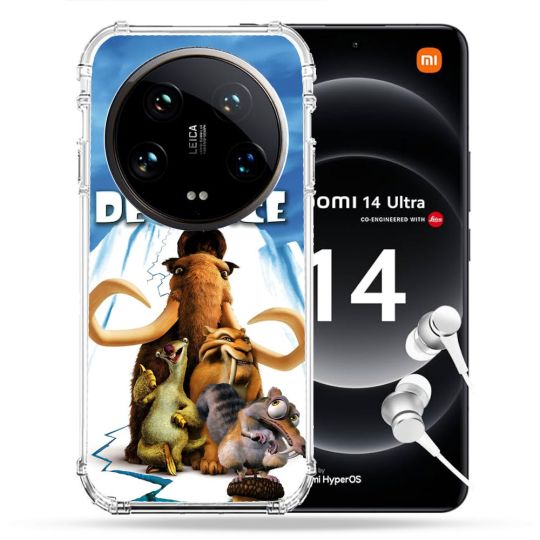 Coque Renforcée Pour Xiaomi 14 Ultra L'âge de Glace Affiche