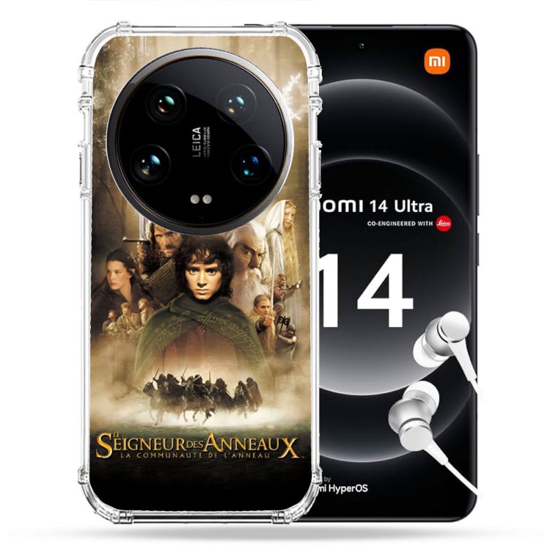 Coque Renforcée Pour Xiaomi 14 Ultra Le seigneur Des Anneaux Affiche