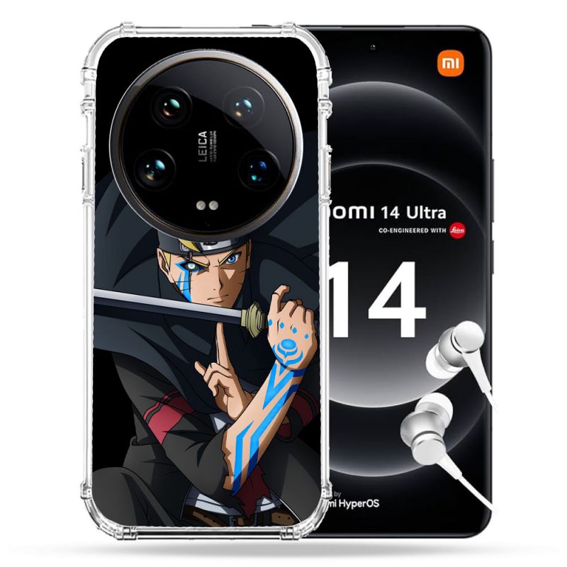 Coque Renforcée Pour Xiaomi 14 Ultra Manga Boruto Tatouage