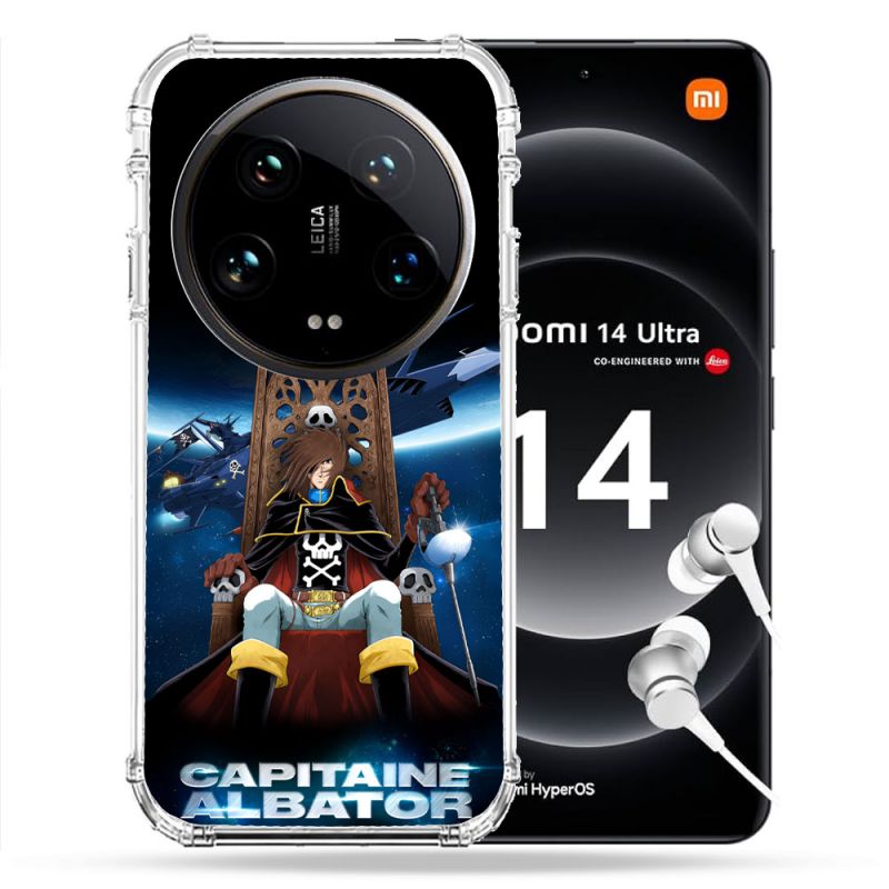 Coque Renforcée Pour Xiaomi 14 Ultra Manga Capitaine Albator