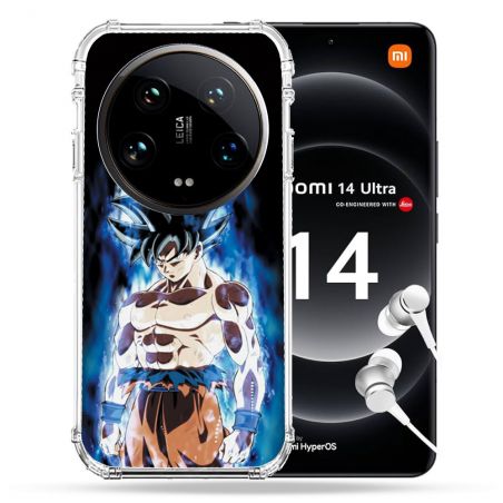 Coque Renforcée Pour Xiaomi 14 Ultra Manga Dragon Ball Sangoku Noir