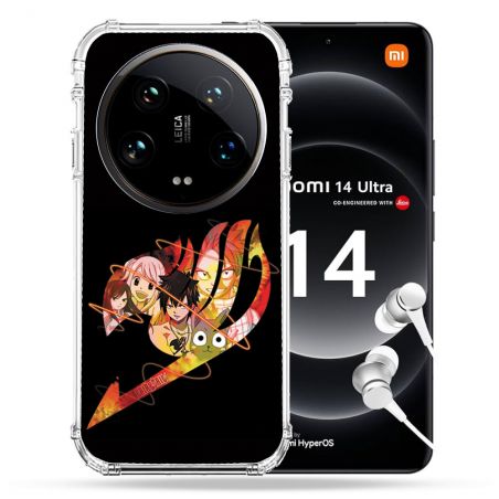 Coque Renforcée Pour Xiaomi 14 Ultra Manga Fairy Tail Logo Noir