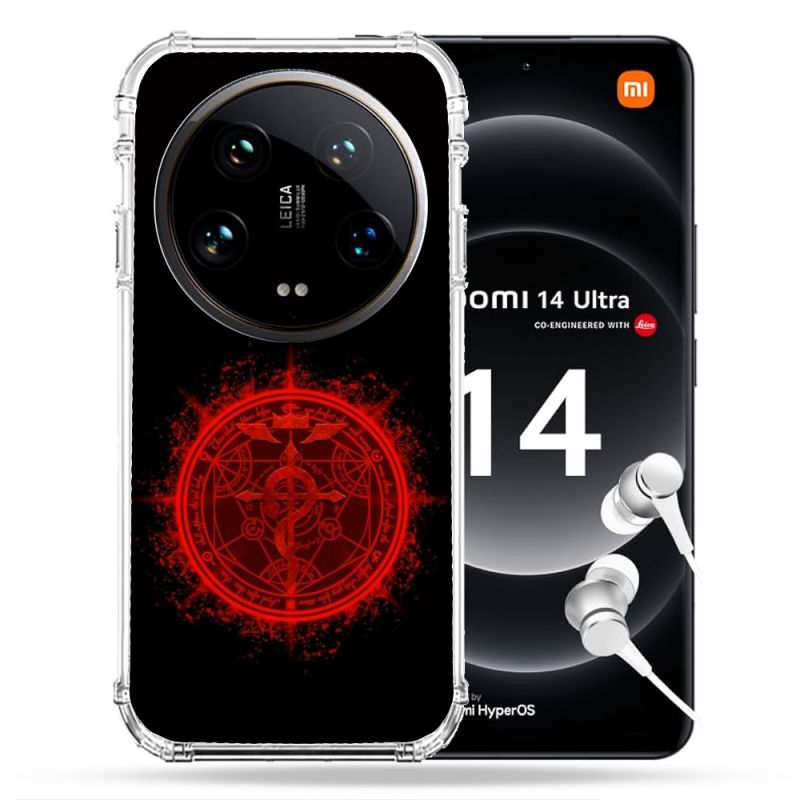 Coque Renforcée Pour Xiaomi 14 Ultra Manga Fullmetal Alchemist Logo