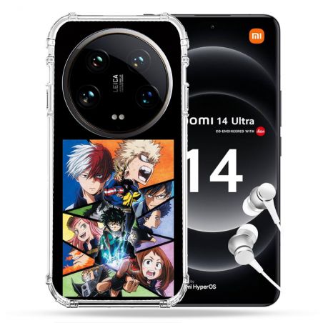Coque Renforcée Pour Xiaomi 14 Ultra Manga My Hero Academia Noir