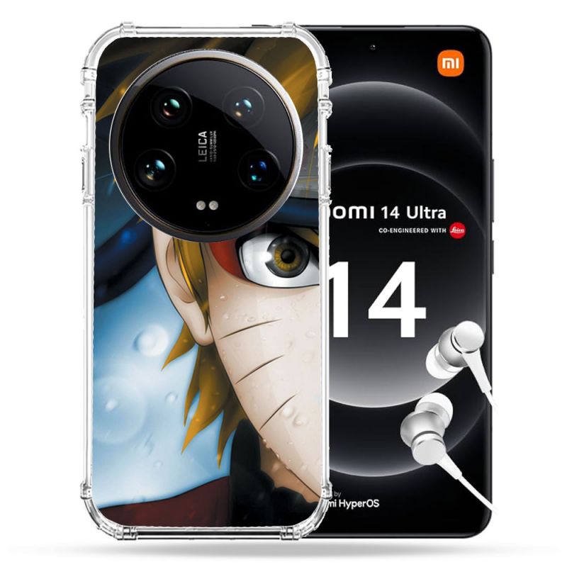 Coque Renforcée Pour Xiaomi 14 Ultra Manga Naruto Blanc