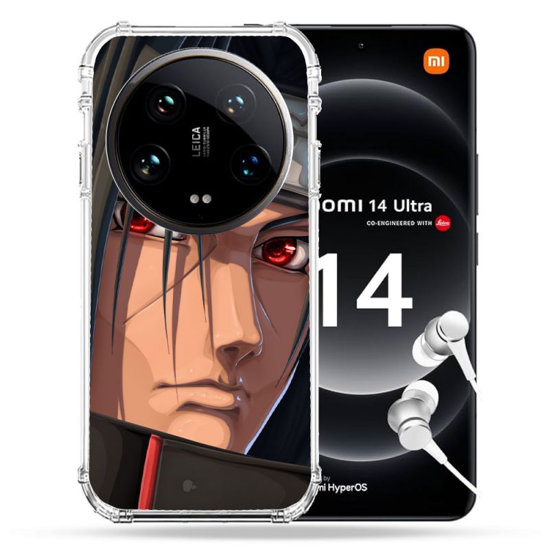 Coque Renforcée Pour Xiaomi 14 Ultra Manga Naruto Itachi Visage