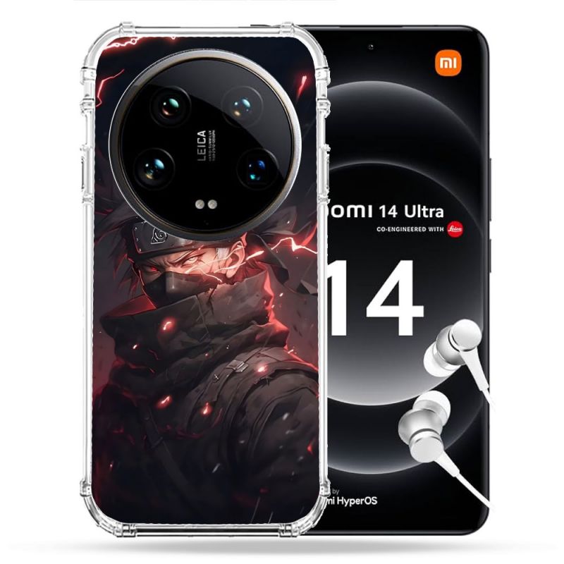 Coque Renforcée Pour Xiaomi 14 Ultra Manga Naruto Kakashi Dark