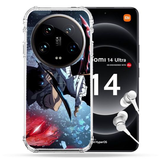 Coque Renforcée Pour Xiaomi 14 Ultra Manga Solo Leveling Sung Epee