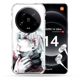Coque Renforcée Pour Xiaomi 14 Ultra Manga Tokyo Ghoul Kaneki Blanc