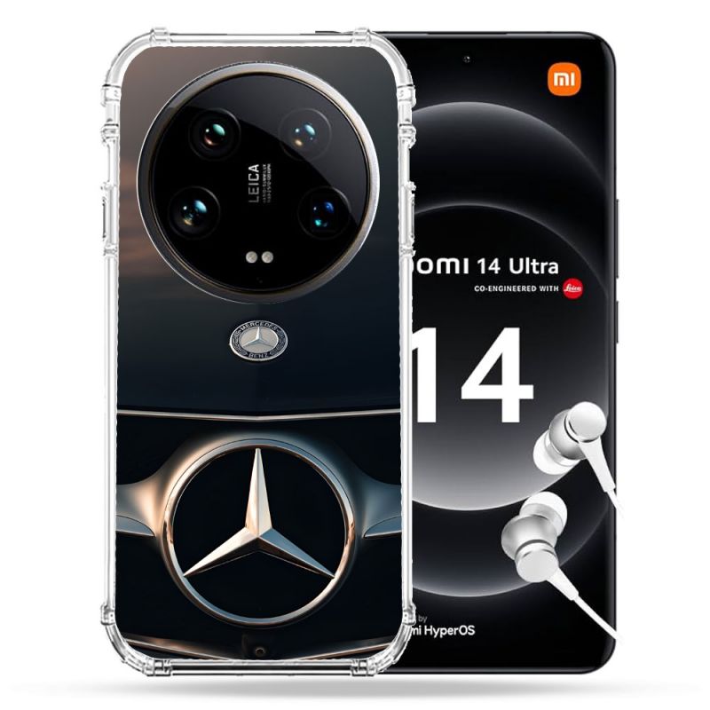 Coque Renforcée Pour Xiaomi 14 Ultra Mercedes Calendre