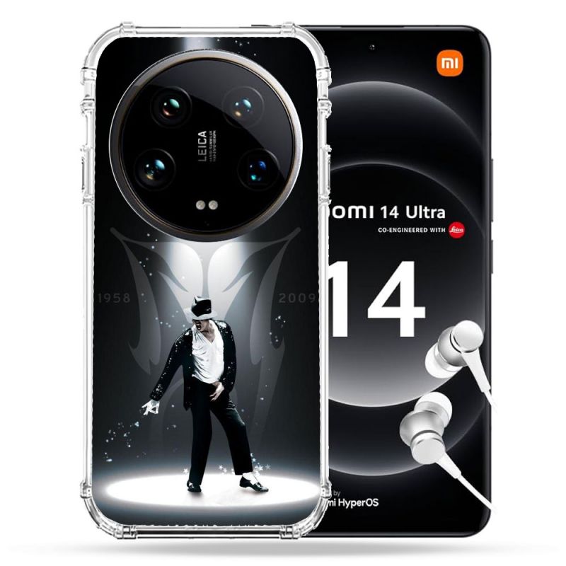 Coque Renforcée Pour Xiaomi 14 Ultra Michael Jackson Noir