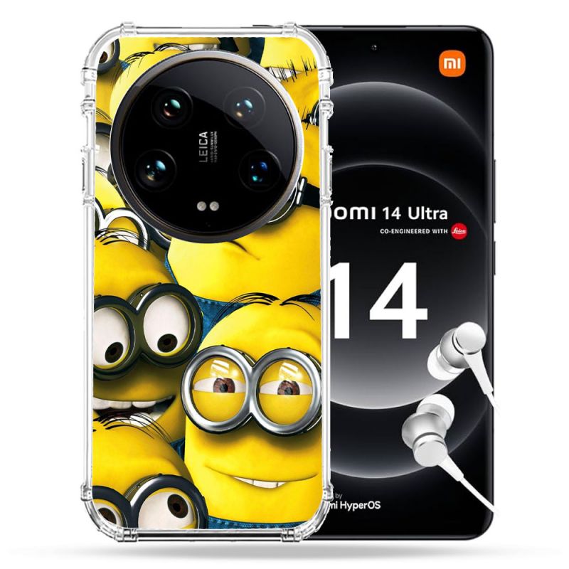 Coque Renforcée Pour Xiaomi 14 Ultra Minions Groupe