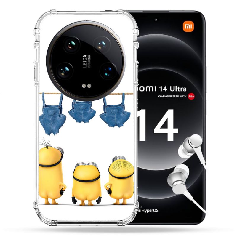 Coque Renforcée Pour Xiaomi 14 Ultra Minions Nus