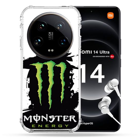 Coque Renforcée Pour Xiaomi 14 Ultra Monster Energy Tache