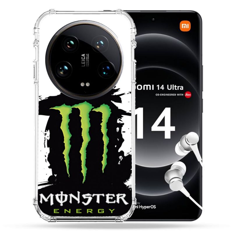 Coque Renforcée Pour Xiaomi 14 Ultra Monster Energy Tache