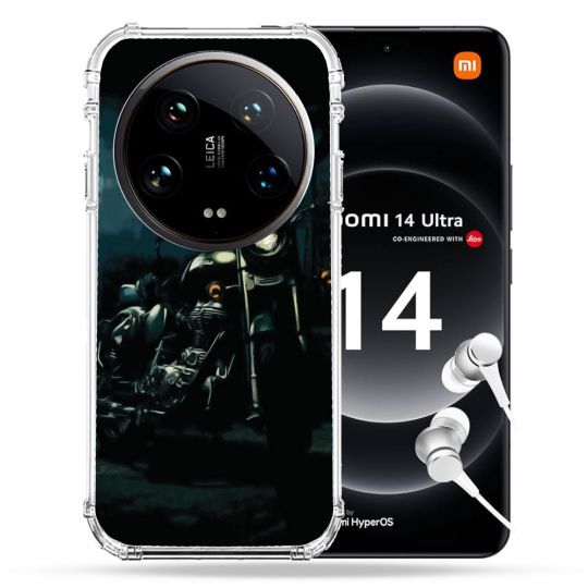 Coque Renforcée Pour Xiaomi 14 Ultra Moto Harley Vintage
