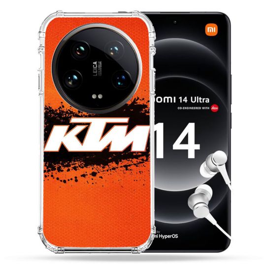 Coque Renforcée Pour Xiaomi 14 Ultra Moto KTM